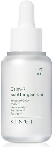 KINUI カームセブンスージング セラム 美容液 CICA PDRN パンテノール ナイアシンアミド ティーツリーオイル ビタミンC誘導体 酵母エキス 毛穴 肌荒れ ハリ 高保湿 1