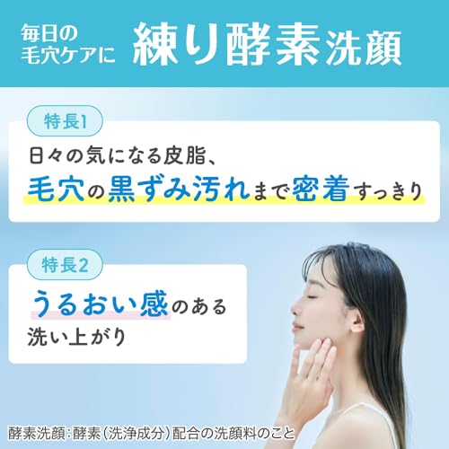 suisai(スイサイ) ビューティクリア ペーストウォッシュ【浄化感のあるクリアグリーンフローラルの香り】【練り酵素洗顔】【毛穴】【クリアモイスチャー成分】【美容保湿成分】【洗顔】の特徴・詳細 画像