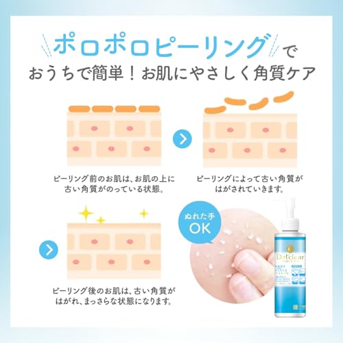 DETクリア ブライト＆ピール ピーリングジェリー＜無香料タイプ＞【医薬部外品】の特徴・詳細 画像