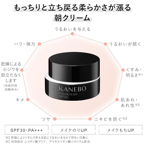 KANEBO(カネボウ) クリーム イン デイⅡ 朝用クリーム 40g SPF30 PA+++ 医薬部外品 うるおい 乾燥 ハリ ツヤ UVケア メイクもち プレゼントに ギフトにの特徴・詳細 画像