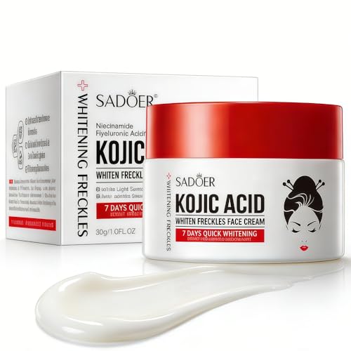 Kojic Acid Whitening Cream, Hyperpigmentation, Intimate Areas, Dark Spot, Acne, Scars, and Evens Tone, Kojic Acid Lotion 1