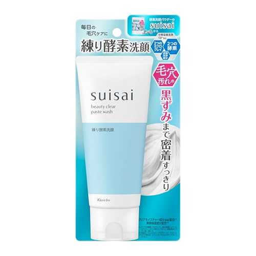 suisai(スイサイ) ビューティクリア ペーストウォッシュ【浄化感のあるクリアグリーンフローラルの香り】【練り酵素洗顔】【毛穴】【クリアモイスチャー成分】【美容保湿成分】【洗顔】の外観・全体像 画像