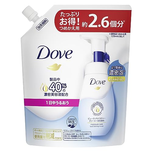 Dove(ダヴ) ビューティモイスチャー クリーミー泡洗顔料 詰め替え用 大容量 320ml 1