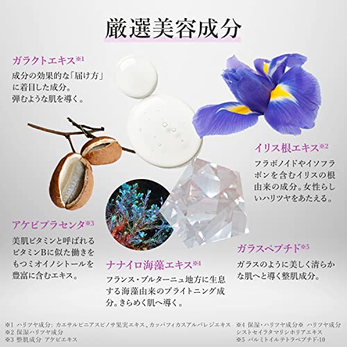 LuLuLun ルルルン OVER45 アイリスブルー (肌を明るくする, うるおいを与える) 32枚入 パック フェイスパック シートマスク 大容量 デイリー保湿の特徴・詳細 画像