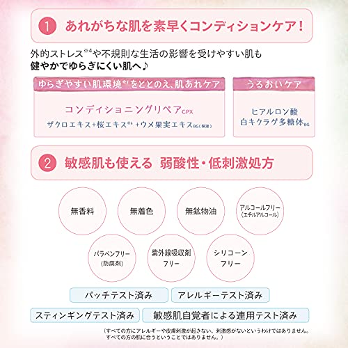 クリアターン KOSE ごめんね素肌マスク あれがちな肌を素早くコンディションケア! 7シート (x 1) フェイスマスク うるおいの特徴・詳細 画像