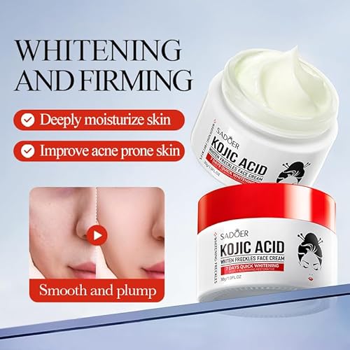 Kojic Acid Whitening Cream, Hyperpigmentation, Intimate Areas, Dark Spot, Acne, Scars, and Evens Tone, Kojic Acid Lotionの特徴・詳細 画像