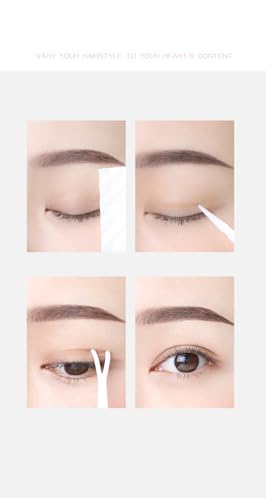 二重スティック まぶた 補助 5本入り Y字プッシャー対応 ふたえ瞼 二重棒 メイクアップ ツール 柔軟素材 軽量 耐衝撃性 衛生的 便利 使いやすい (ホワイト)の特徴・詳細 画像