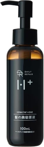 【ヘマチン原液】DRH+ ヘマチンの力でサロンケアを実現 髪の美容原液 100mL インバストリートメント ハリコシ ボリューム エイジングケア 洗い流すトリートメント シリアルナンバー付 (ヘマチン原液) 1