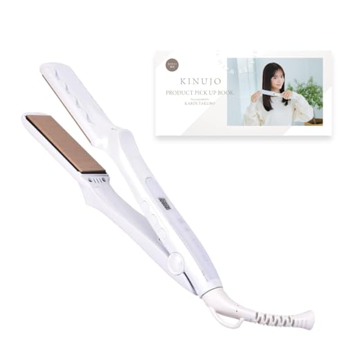 【公式EC限定 コラボガイドブック付き】KINUJO ストレート ヘアアイロン 絹女 キヌージョ シルクプレート® LM225 ヘアケア スタイリング デジタル温度表記 オートオフ 高速温度上昇 お手入れ簡単 母の日 1