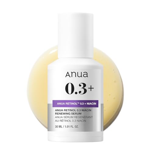 ANUA(アヌア)レチノール0.3ナイアシンセラム30ml レチノール美容液 毛穴 水分保湿 スキンケア 韓国美容液 韓国コスメ 【公式・正規品】の外観・全体像 画像