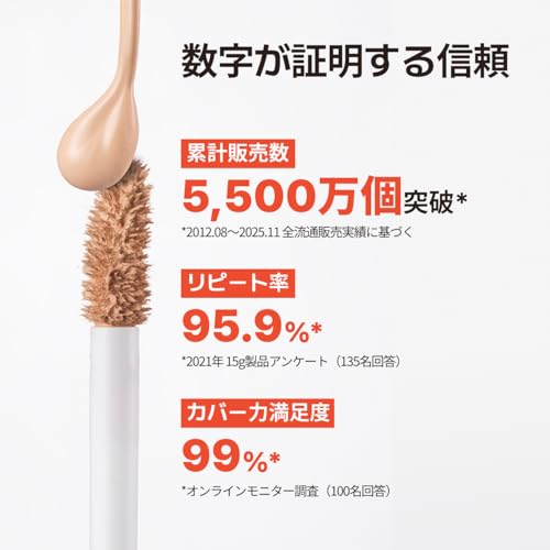 ザセム カバーパーフェクション チップコンシーラー (SPF28/ PA++) #1.5 ナチュラルベージュ 毛穴隠し クマ消し 赤み消し シミ カバー 高密着 スキンカバー 韓国コスメ THE SAEM公式 [並行輸入品]の特徴・詳細 画像