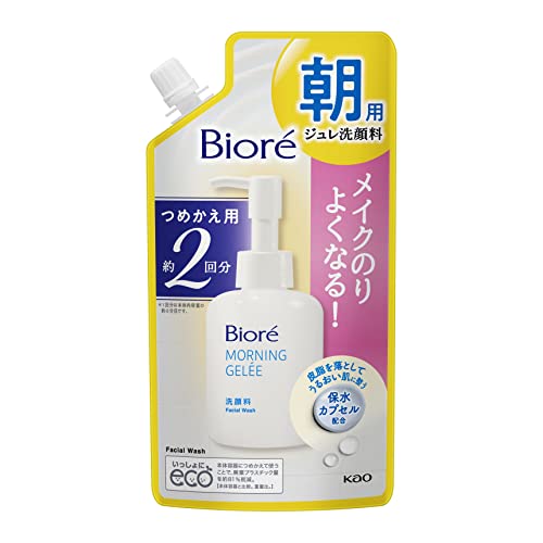Bioré ビオレ 朝用ジュレ洗顔料 つめかえ用 2回分 アクアフローラルの香り 160ml 1