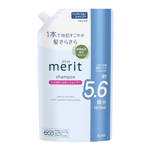 Merit メリット リンスのいらないシャンプー つめかえ用 1800mlの外観・全体像 画像