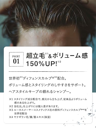 MARO(マーロ) 3Dボリュームアップシャンプー ジェントルミントの香り 詰替え用 760mlの特徴・詳細 画像