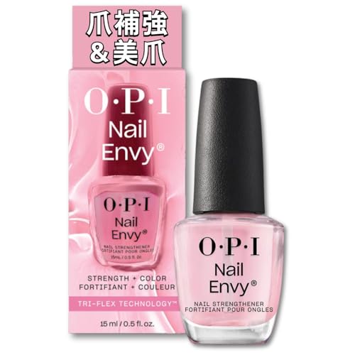 OPI(オーピーアイ) 爪強化剤 美爪 クリアピンク 15mL (ネイルエンビーαクリア NT223) 育爪 ネイルケア 補強 保護 ハードナー 美爪ケア 自爪ケア 自然なツヤ ツヤ出し 1