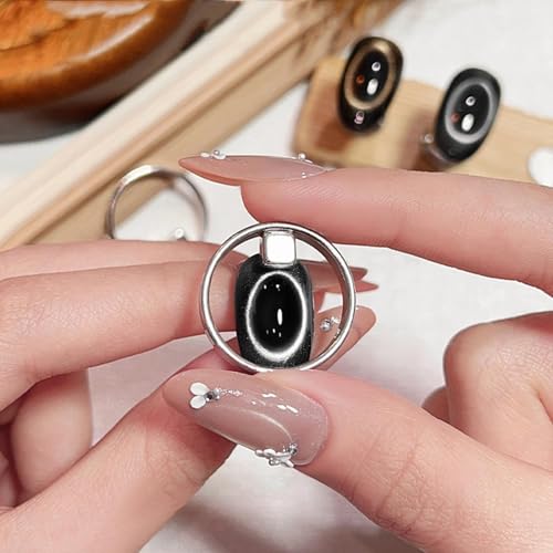 ジェルネイル用マグネット - 自動的な強力なマニキュアリング,マグネットリング式ネイルツール | 女性 初心初心者者 大人向け 自宅サロン 日常使い 旅行用 クラフトデザインの詳細・まとめ 画像