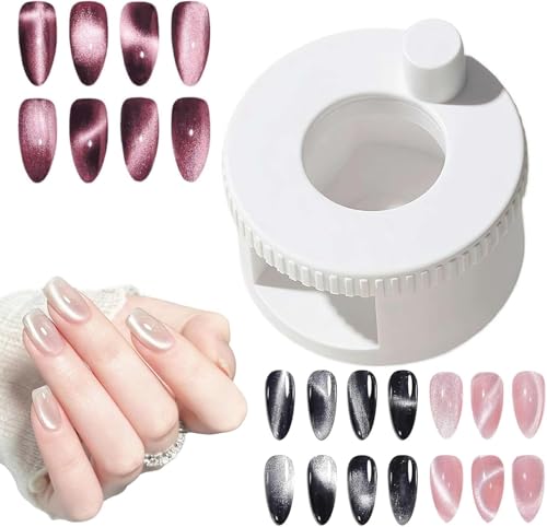 ネイル用マグネット 回転式 360度 キャットアイ 磁石 ネイルツール 9D ギャラクシー ジェルネイル 磁気 スティック 初心者 セルフネイル 1