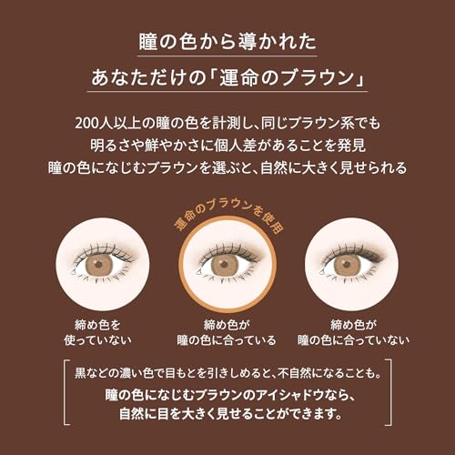 マキアージュ ドラマティックスタイリングアイズ BR505 4g | アイシャドウ | パウダータイプ | アイメイク パレット デカ目 ブラウンの特徴・詳細 画像