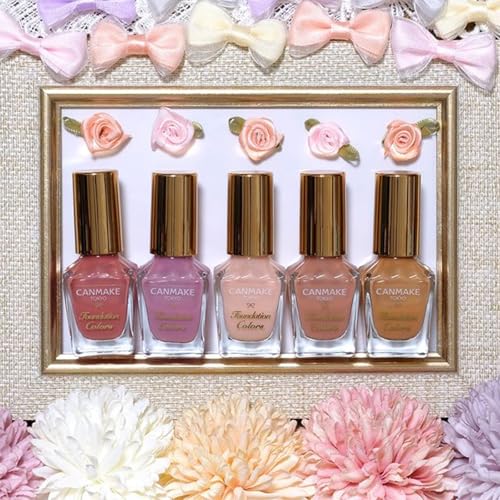 キャンメイク ファンデーションカラーズ 01 ナチュラルピンク マニキュア 8ミリリットル (x 1)の特徴・詳細 画像