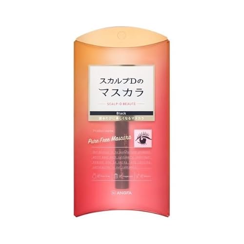 アンファー (ANGFA) スカルプD ボーテ マスカラ ブラック 120％ロング お湯で落ちる カールキープ 上向き セパレート [ まつ毛ケア成分/パラベン ・ アルコール ・ ファイバー フリー/コンパクトカールブラシ/ロング まつげ ] 6g 1