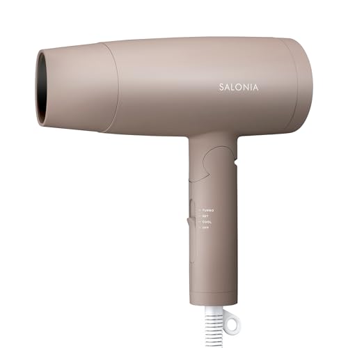 SALONIA サロニア スピーディーイオン ドライヤー 大風量 速乾 軽量 マイナスイオン ヘアドライヤー SL-013ABE ベージュ【Amazon.co.jp限定】 1