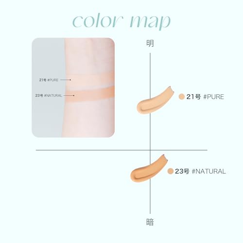 【本田翼プロデュース】By ttt. クリアデイリークッション PURE 21号 13g クッションファンデ SPF50 PA+++ 日焼け止め 敏感肌向けパッチテスト済み (PURE)の詳細・まとめ 画像