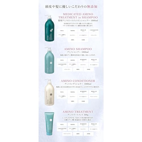 サロンリンク 薬用 アミノ トリートメントインシャンプー 1000mlの特徴・詳細 画像
