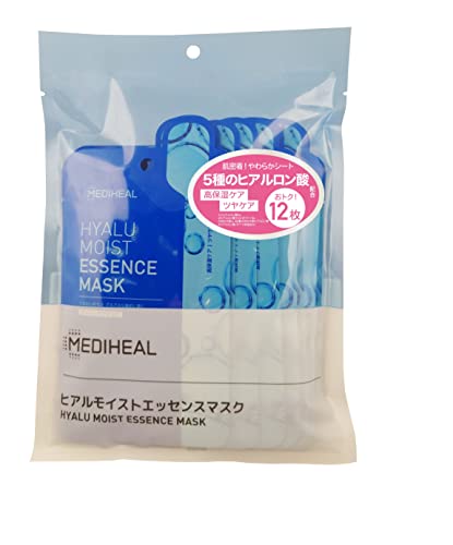 【正規品】MEDIHEAL(メディヒール) ヒアルモイストエッセンスマスク 12枚 高保湿ケア・ツヤケア 1