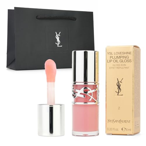 【国内正規品】Yves Saint Laurent イヴサンローラン ラブシャイン グロスプランパー (#2 - ラッキー ムーンストーン) 6ml リップグロス リップケア 誕生日 母の日 記念日 ホワイトデー お返し クリスマスプ プレゼント ギフト コスメ 化粧品 レディース ショッパー付き 1