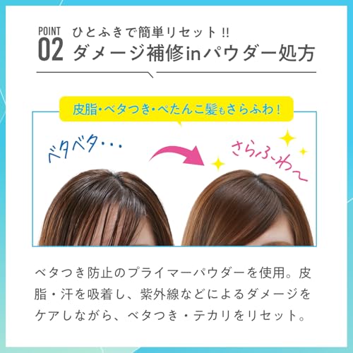 plus eau プリュスオー 2wayドライシャンプー 40g スプレータイプ 簡単さらふわリセット ベタつき予防の特徴・詳細 画像