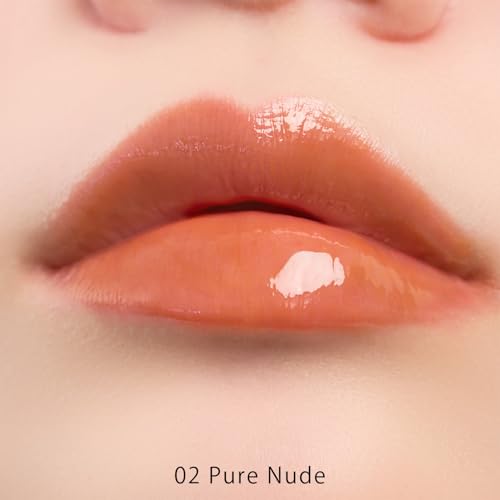 to/one(トーン) ペタル ブルーミング グロス 02 Pure Nude リップグロス ツヤ 高発色 ヌードベージュの特徴・詳細 画像
