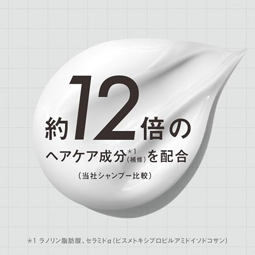 【THE ANSWER】 ジアンサー スーパーラメラシャンプー ポンプ 400ml ベルガモット＆ダフネの香り 美髪5大必須成分配合 髪質改善 くせ毛 ノンシリコーン処方 花王の特徴・詳細 画像