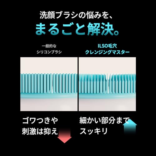 【公式】ilso(イルソ) 毛穴クレンジングマスター 毛穴ケア 毛穴汚れ 黒ずみ 洗顔ブラシ ディープクレンジング 韓国コスメの特徴・詳細 画像