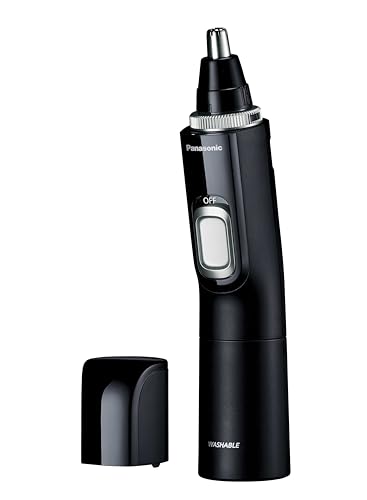 【乾電池式】パナソニック 鼻毛カッター エチケットカッター メンズ 眉毛 ヒゲ 水洗い 父の日 ER-NGNH1-K 【Amazon.co.jp限定】 1