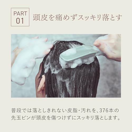 AKNIR アクニー シャンプーブラシ ヘアブラシ 梨花 GIFT BOX仕様の特徴・詳細 画像