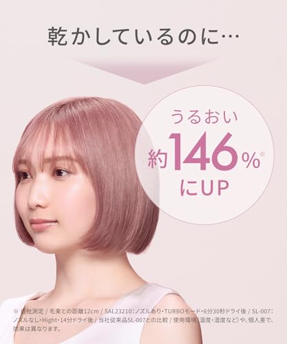 SALONIA サロニア グロッシーケア ドライヤー ツヤ髪 速乾 軽量 ヘアドライヤー グレー 【Amazon.co.jp限定】の特徴・詳細 画像