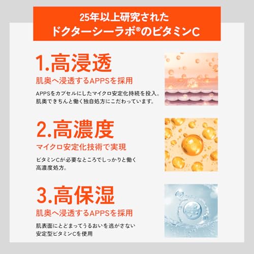 ドクターシーラボ (DR.CI:LABO) (旧モデル) VC100 エッセンスローションEX フェイスマスク (195mL / 1袋 / 20枚) ビタミンC 配合 マスク (毛穴/乾燥/ハリ) パックの特徴・詳細 画像