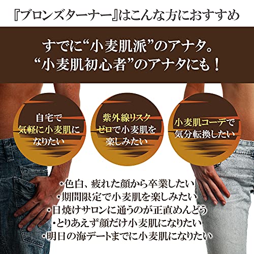 ブロンズターナー セルフタンニングローション 150ml 塗るだけ日焼け サンレスタンニング セルフタンニングの特徴・詳細 画像