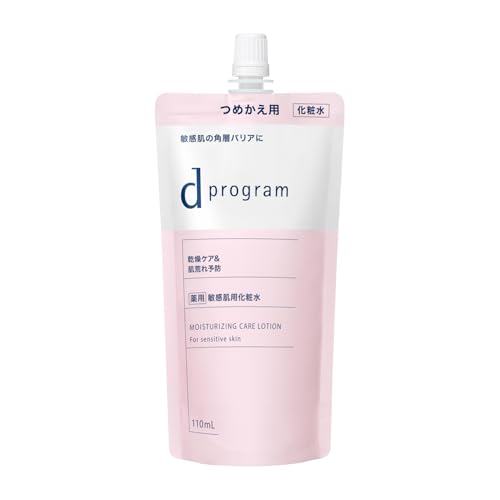 dプログラム 化粧水 モイストケア ローション EX レフィル 110mL 医薬部外品 ローション ミルク・ローション状 デリケート 保湿 肌荒れ予防 美肌菌に着目 無香料 d programの外観・全体像 画像