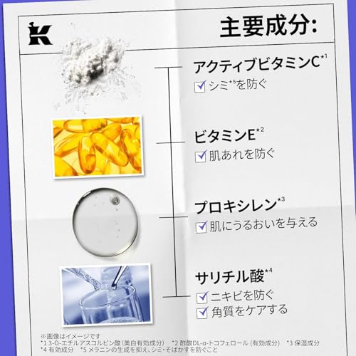 Kiehl's(キールズ) キールズ DS クリアリーブライト エッセンス 透明美白美容液キット 50mL [医薬部外品] 美容液 美白 ビタミンcの特徴・詳細 画像