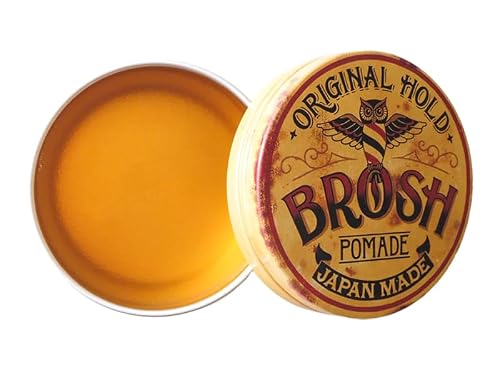 BROSH POMADE 115g 艶あり ミディアムホールドの詳細・まとめ 画像