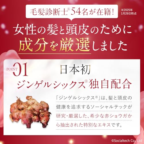 【毛髪診断士(R)と共同開発】 ふわ姫 医薬部外品 100mL×1 育毛剤 女性用 女性用育毛剤 薄毛 予防 発毛促進 産後 頭皮ケアの特徴・詳細 画像