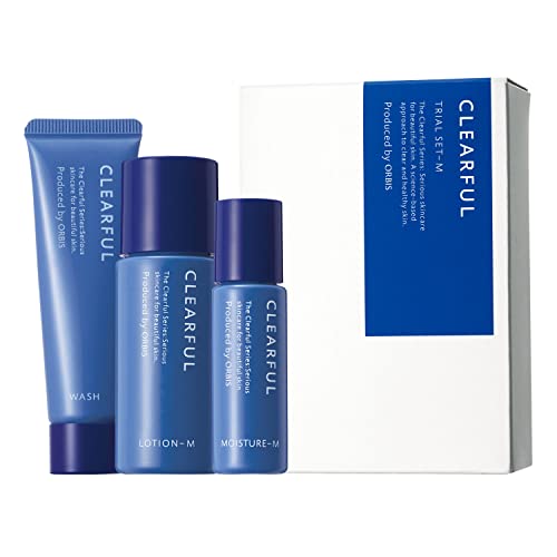 ORBIS(オルビス) 医薬部外品 クリアフル 2週間 トライアルセット 洗顔フォーム & 化粧水 & 保湿液 しっとり 薬用 ニキビ 敏感肌 スキンケア 洗顔料 20g & ローション 40ml & モイスチャ― 14gの外観・全体像 画像