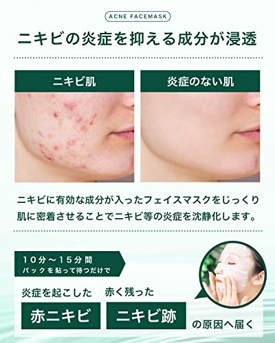 NILE ニキビ パック メンズ レディース ナイトケア 医薬部外品 30枚入りの特徴・詳細 画像